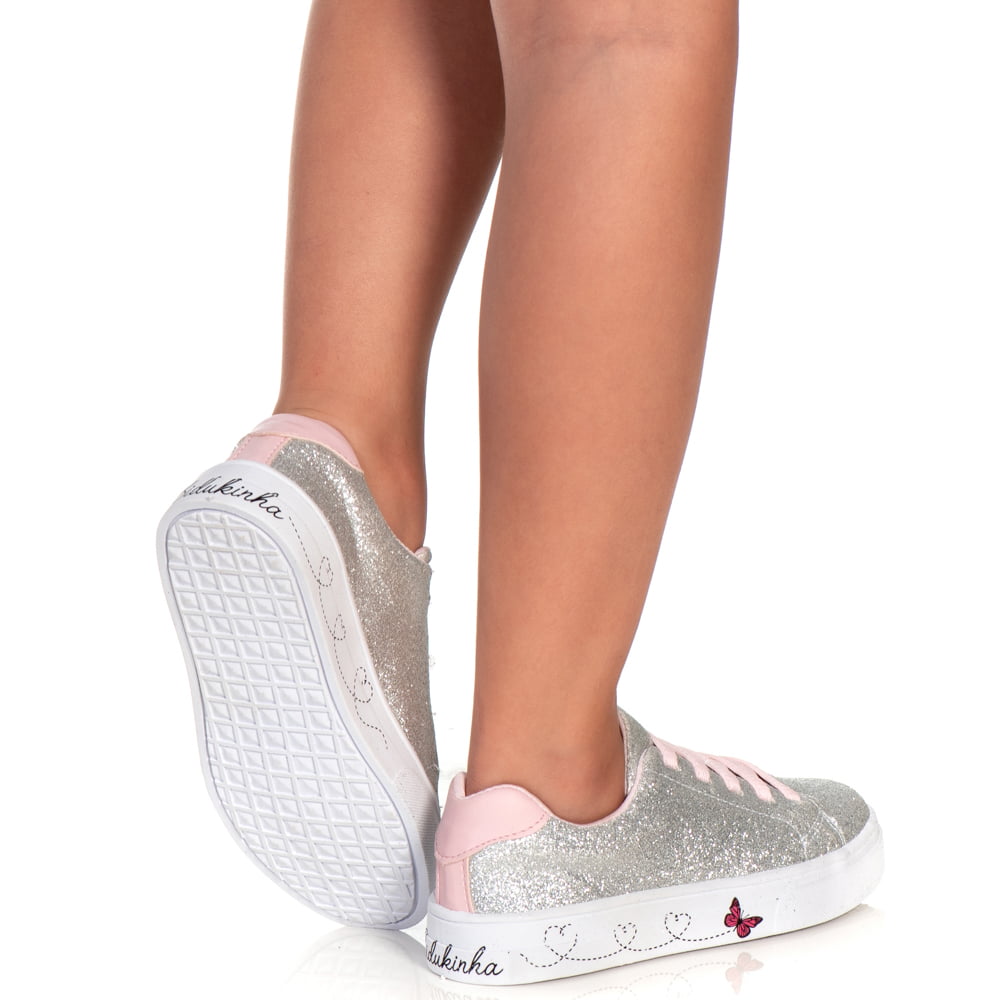 tenis prata infantil